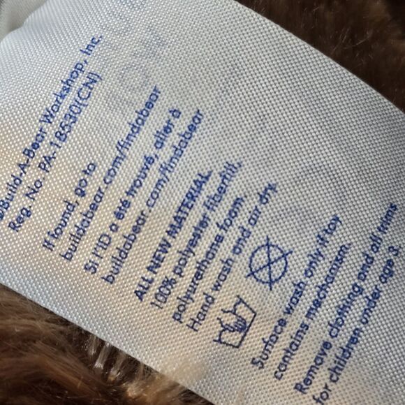 Build A Bear Brown Sloth Plush 14" BAB - Picture 11 of 12